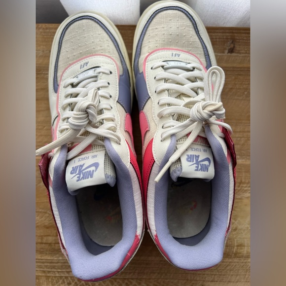 Nike Air Force 1 Shadow Sail Sea Coral Size 10/ EU 42 - Picture 3 of 10